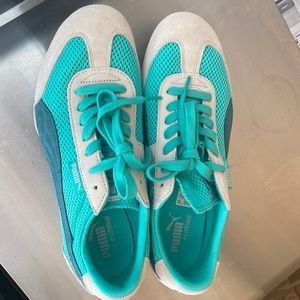 Puma Teal &blue women tennis shoes